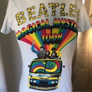 Beatles Magical Mystery Tour Rainbow Graphic Tee